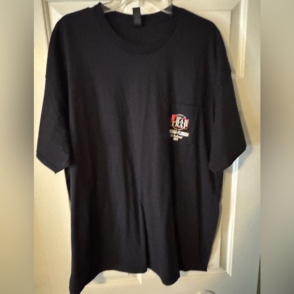 Black Crab Trap 2024 Georgia Florida Football Tshirt with Pocket